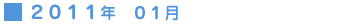 2011年1月